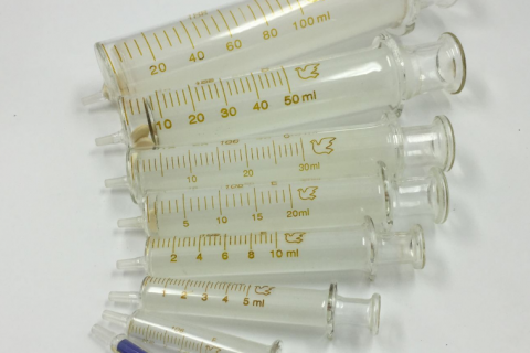山分注射器  玻璃注射器100ML