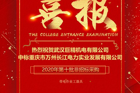 热烈祝贺918博天堂中标重庆市万州长江电力实业生长有限公司2020年第十批非招标采购