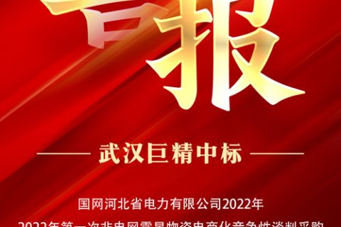 热烈祝贺918博天堂中标国网河北省电力有限公司2022年第一次非电网零星物资电商化竞争性谈判采购